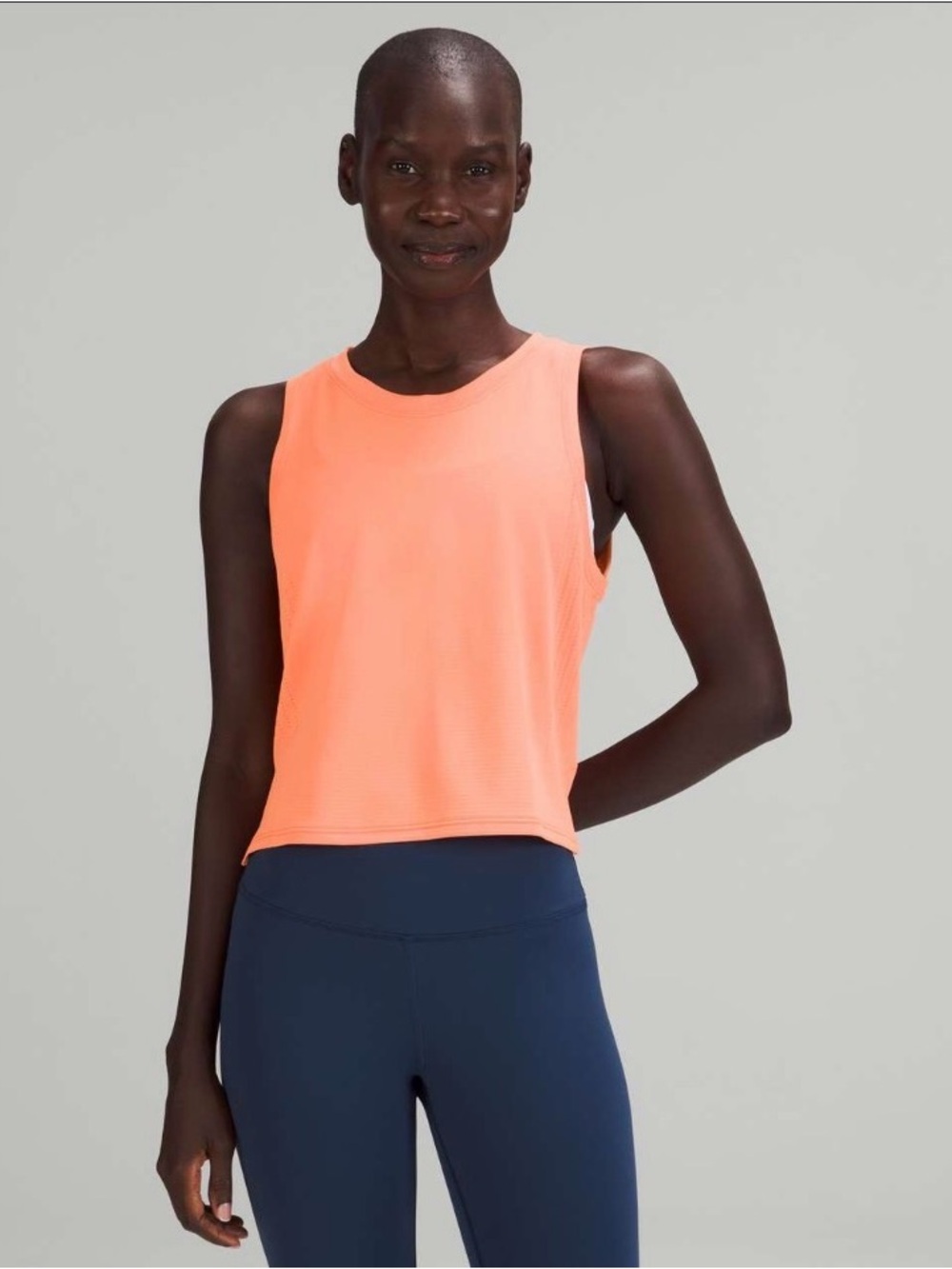 Lululemon Train to Be Tank Top - Orange Soda